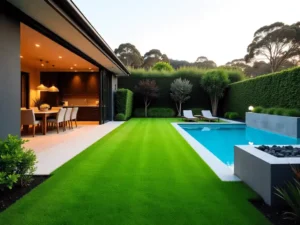 Turf installation Sunbury natural lawn project